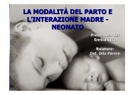 LA MODALITÀ DEL PARTO E L'INTERAZIONE MADRE - NEONATO