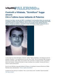 Controlli a Villabate, 