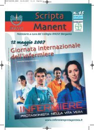 Notiziario a cura del Collegio IPASVI Bergamo www ...