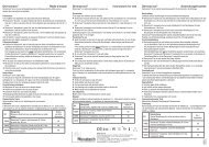 Dermotrace® Mode d'emploi Dermotrace® Instructions ... - Debene SA