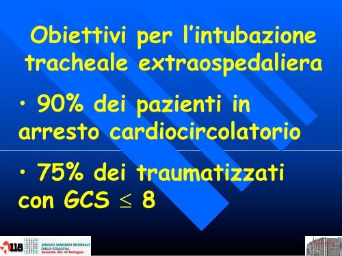 Gestione delle vie aeree negli eventi traumatici e non