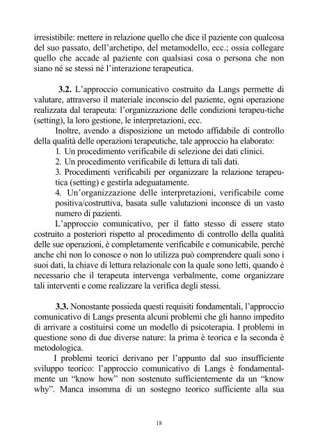 modello comunicativo-evolutivo di psicoterapia - Associazione Due ...