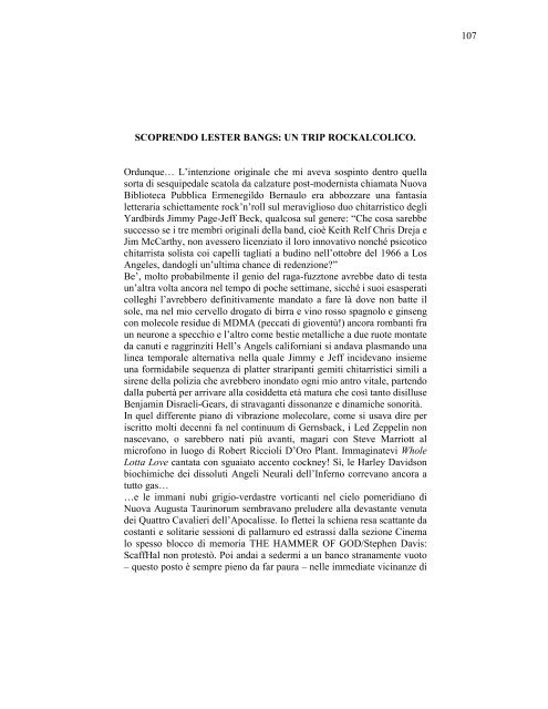 L'ultima birra e andiamo a casa (forse) (.pdf) - Maurizio Ferrarotti