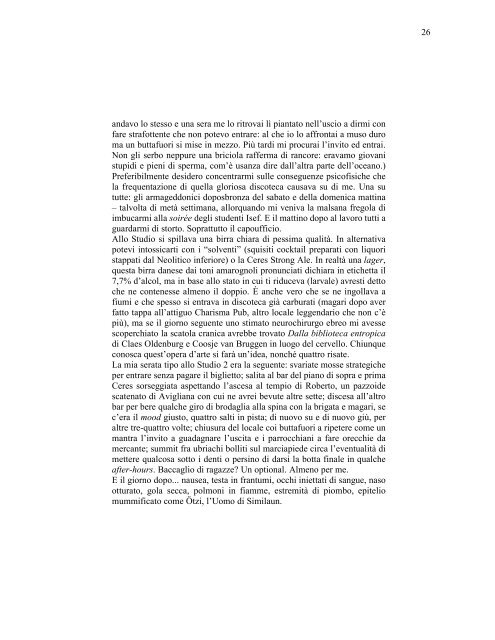 L'ultima birra e andiamo a casa (forse) (.pdf) - Maurizio Ferrarotti