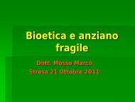 Bioetica e anziano fragile - Associazione Geriatri Extraospedalieri