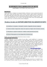 Rapporti collaborativi in rete - Maecla