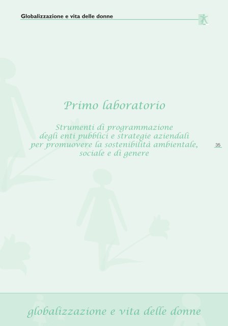 globalizzazione e vita delle donne - Consigliera di Parità