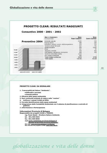 globalizzazione e vita delle donne - Consigliera di Parità