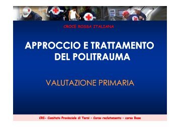 Trauma - Croce Rossa Italiana - Comitato Provinciale di Terni