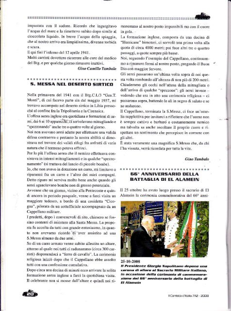 257 - Associazione Nazionale Carristi d'Italia