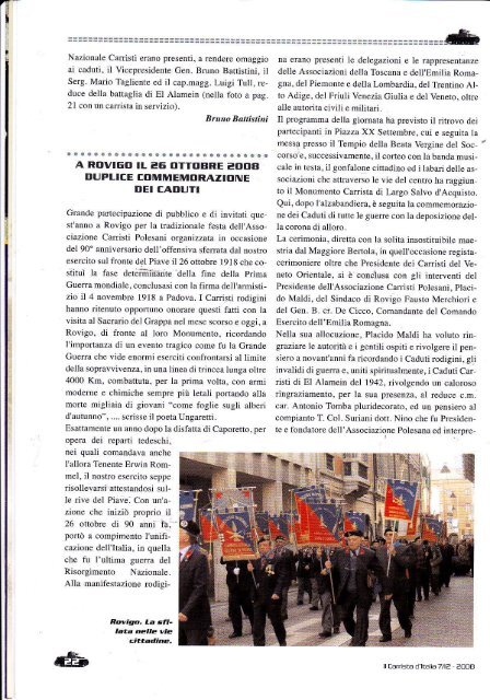 257 - Associazione Nazionale Carristi d'Italia
