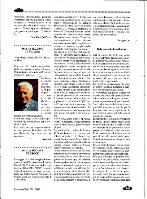 257 - Associazione Nazionale Carristi d'Italia