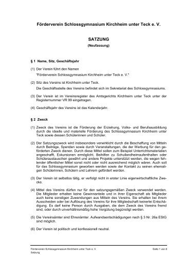 Förderverein Schlossgymnasium Kirchheim unter Teck e. V ...