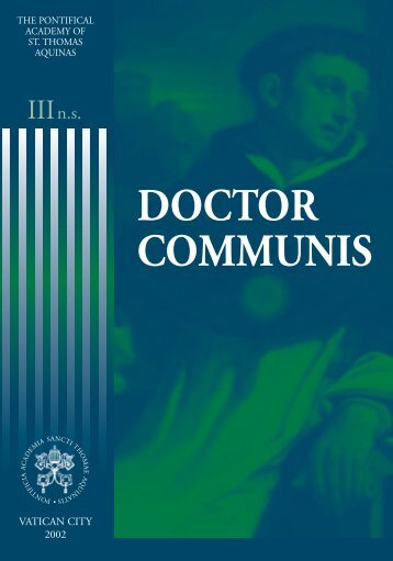 DOCTOR COMMUNIS - Vaticano