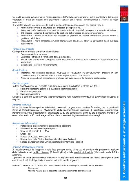 3. Obiettivi istituzionali e strategie aziendali - Azienda Ospedaliera ...