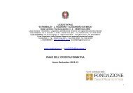 PIANO DELL'OFFERTA FORMATIVA Anno Scolastico 2012-13