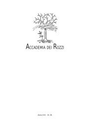 Rivista Accademica n 26 - accademia dei rozzi