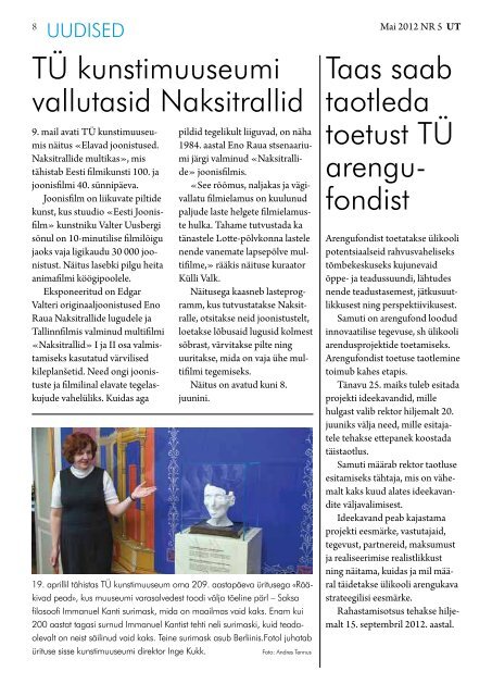 Mai 2012 nr 5.pdf - Universitas Tartuensis - Tartu Ülikool
