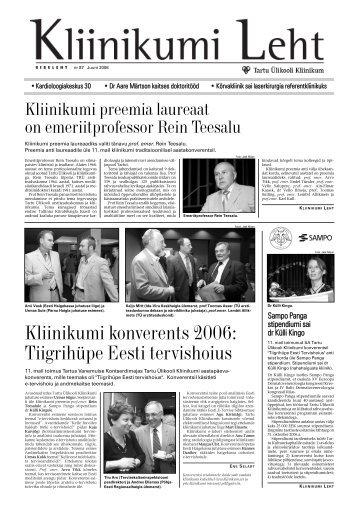 Kliinikumi konverents 2006: Tiigrihüpe Eesti tervishoius