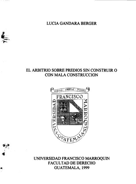 El Arbitrio sobre Predios Sin Construir o con Mala Construccion