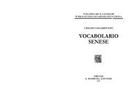 VOCABOLARIO SENESE - non