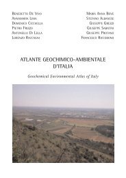 ATLANTE GEOCHIMICO-AMBIENTALE D'ITALIA - Aracne editrice
