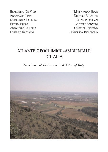 ATLANTE GEOCHIMICO-AMBIENTALE D'ITALIA - Aracne editrice