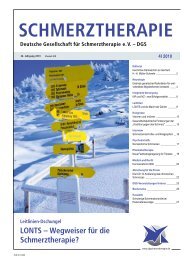 Schmerztherapie 4 / 2010 - Schmerz Therapie Deutsche ...