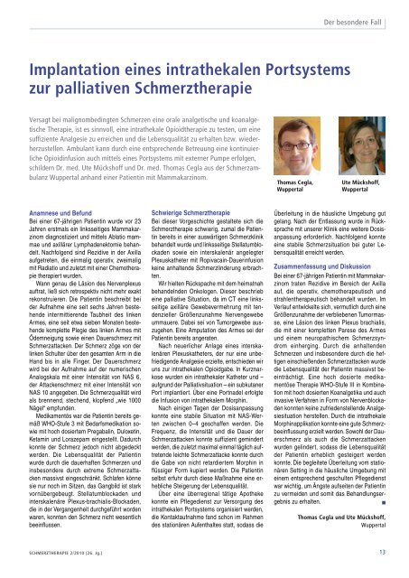 Schmerztherapie 2 / 2010 - Schmerz Therapie Deutsche ...