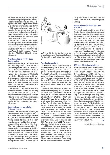 Schmerztherapie 2 / 2010 - Schmerz Therapie Deutsche ...