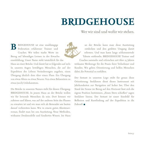 Coach - Bridgehouse