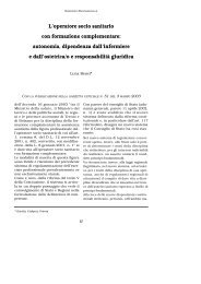 L'operatore socio sanitario con formazione ... - Bibliomed