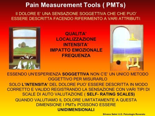 Dal dolore alla sofferenza-SELMI