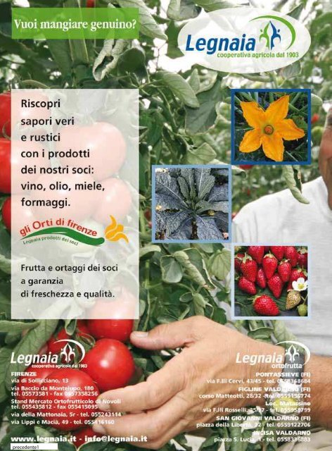 Numero 2 - 2011 Primavera - Cooperativa Agricola di Legnaia