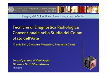 Tecniche di Diagnostica Radiologica Convenzionale nell'Imaging ...
