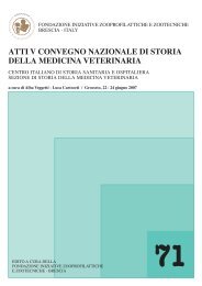 71 atti v convegno nazionale di storia della medicina veterinaria