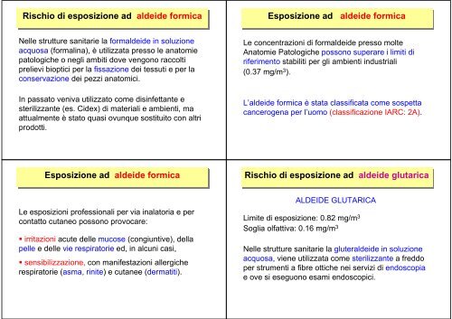 • Farmaci antiblastici - Medlavoro.medicina.unimib.it