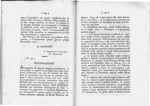 sezione seconda - Istituto Centrale per gli Archivi