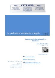 La prelazione volontaria e legale - Avvocato Renato D'Isa