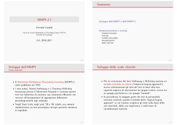 modulo1c - Facoltà di Psicologia