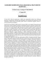 Razionale, programma e CV Docenti - Studioaes.it