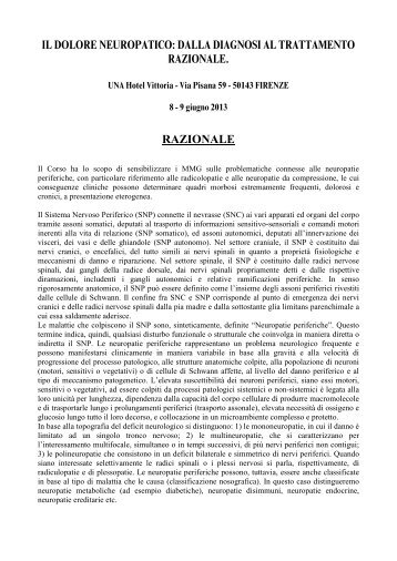 Razionale, programma e CV Docenti - Studioaes.it