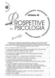 psicosomatiche analitiche (individuali, di coppia e gruppali)