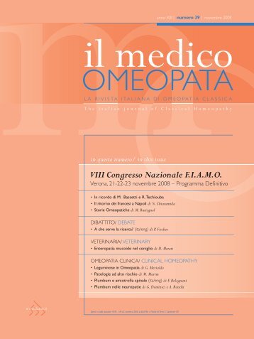 VIII Congresso Nazionale FIAMO - omeopatia - centro vescovio - roma