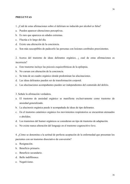 el paciente orgánico aparentemente psiquiátrico y viceversa