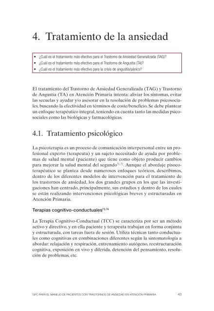 GPC sobre Ansiedad - GuíaSalud