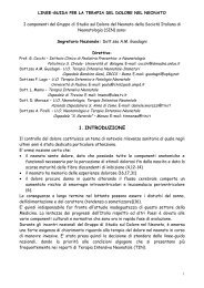 linee-guida per la terapia del dolore nel neonato - utenti