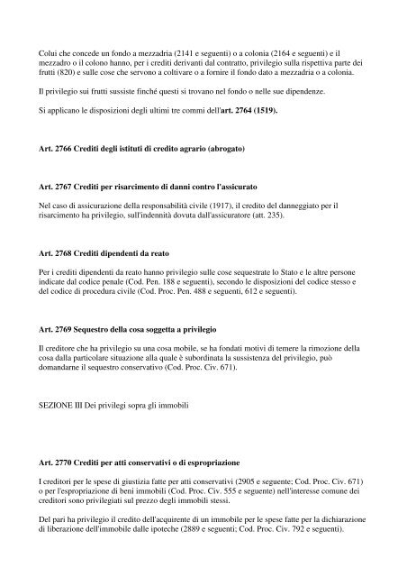 CODICE CIVILE R.D. 16 marzo 1942, n. 262 ... - Testi Elettronici