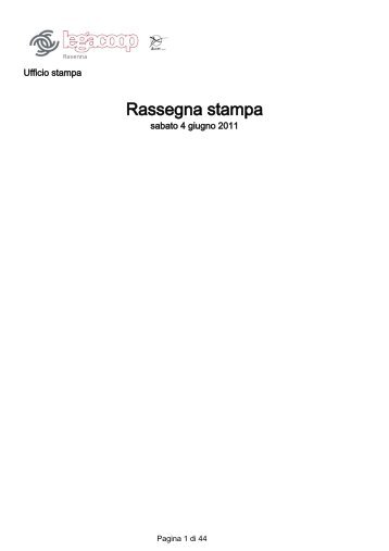 sette sere - legacoop Ravenna - Rassegna Stampa