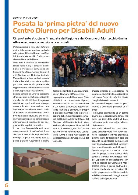 Notiziario Dicembre 2011 - Comune di Montecchio Emilia